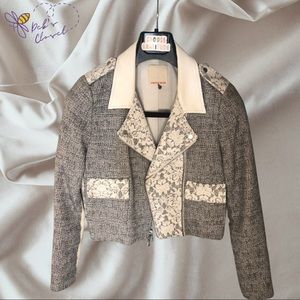 Rebecca Taylor mixed media jacket